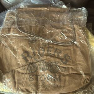 Brand new brown “riders storm” tote bag.
